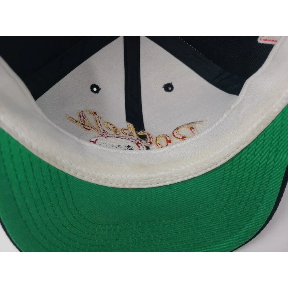 Vintage Houston Rockets Script Sports Specialties Fitted 6 5/8 Hat Cap NBA Black